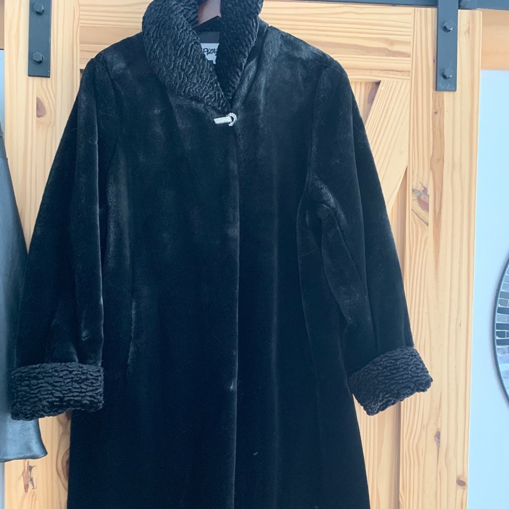 Faux fur jacket